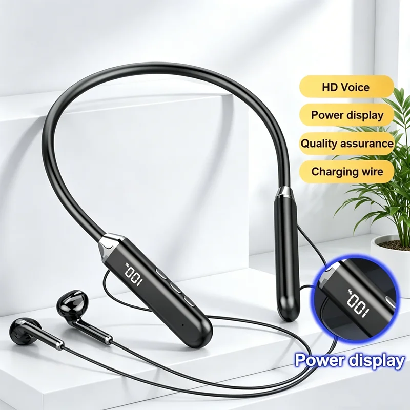 Magnetic Neckband Sports Earphones - TWS Magnetische Kabellose Kopfhörer Nackenbügel Bluetooth