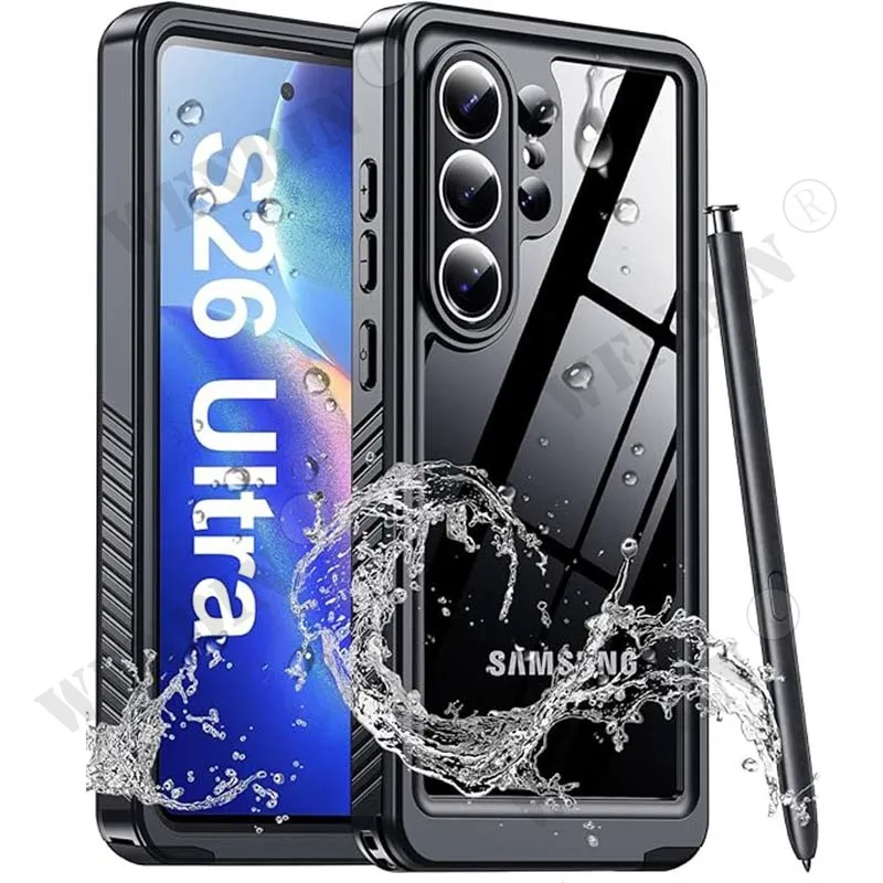 Étui étanche IP68 pour Samsung S26 Ultra S25 S24 Ultra Plus A57 A37, housse de protection intégrale pour la natation et la plongée sous-marine