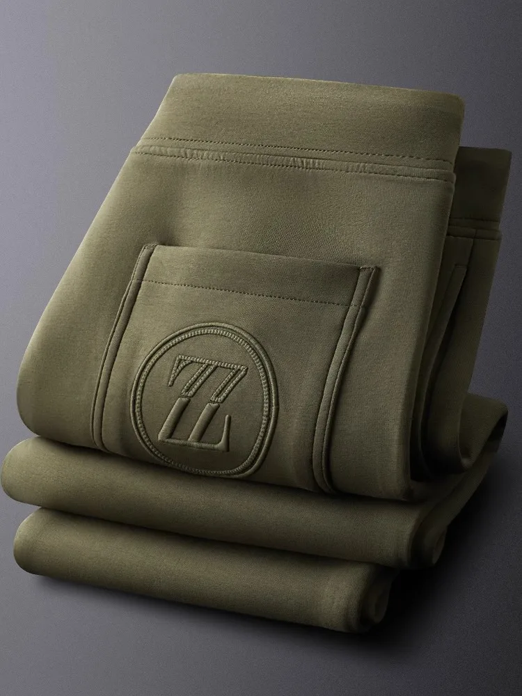 

Мужские повседневные спортивные брюки с вышитыми буквами, облегающие, с эластичным поясом, карго, весна-осень, модные, городские, стильные