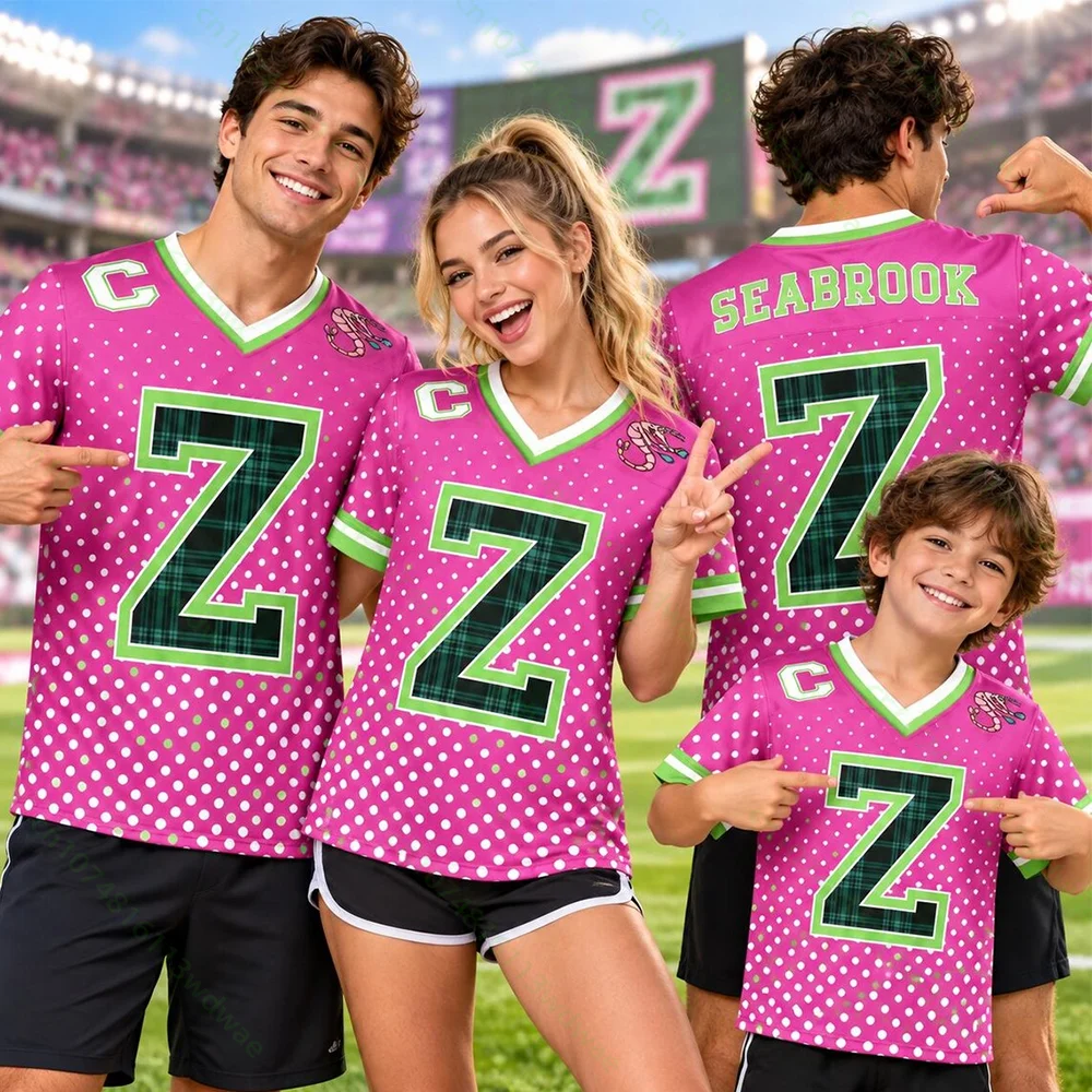 Zed Zombies 3 Women's T-shirts Necrodopolis Football Jerseys Halloween Role-playing Costumes Zed Jerseys Shirts Zombie Costumes