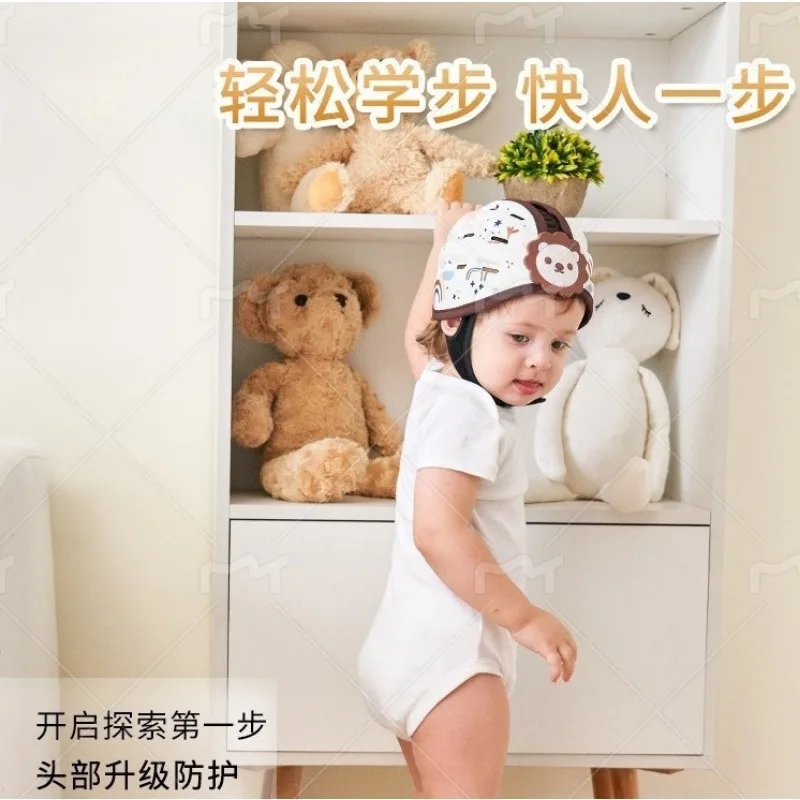 Baby Anti Fall Bump Head Protection Hat Infant Safety Learning Walk Soft Breathable Helmet Shield Children Caps Accessories