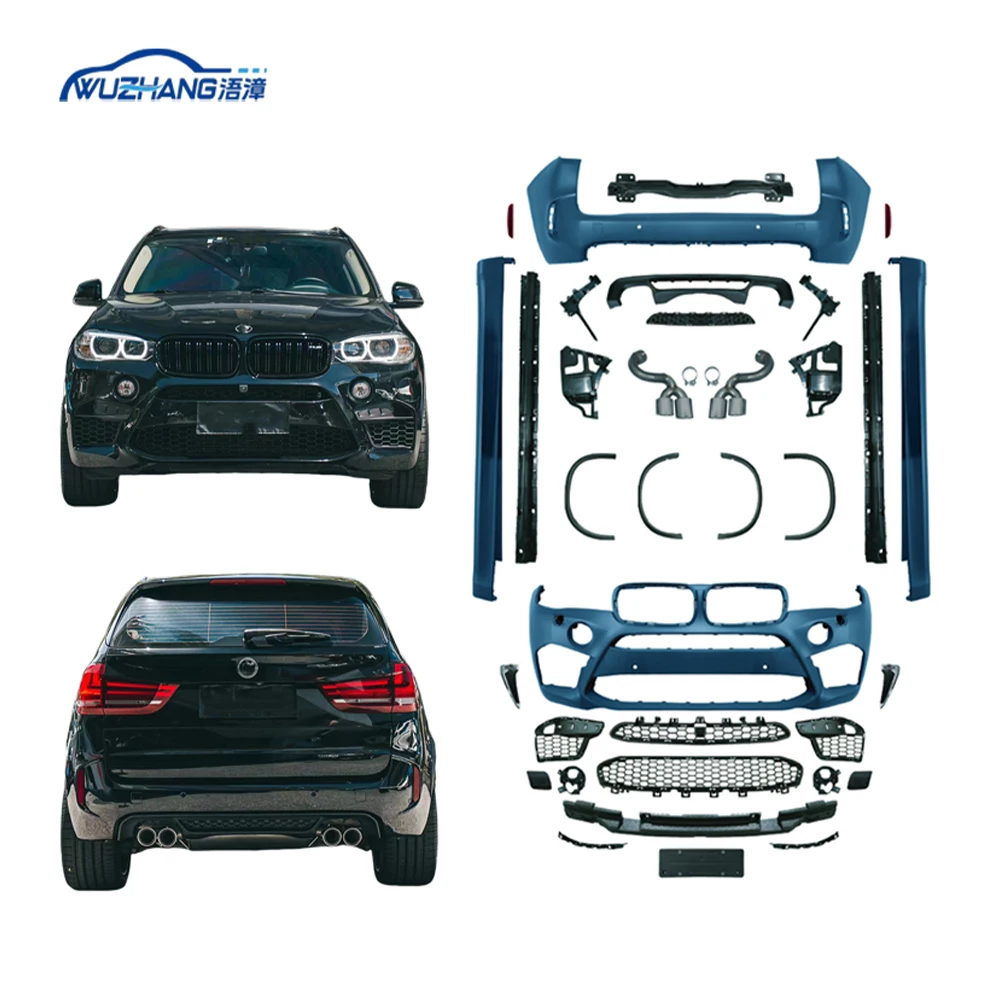 

Factory Wholesale Car Bumper For BMW X5 Series F15 Upgraded To X5M Sport Body Kit Rear Bumper Side Skirts Front Bumper