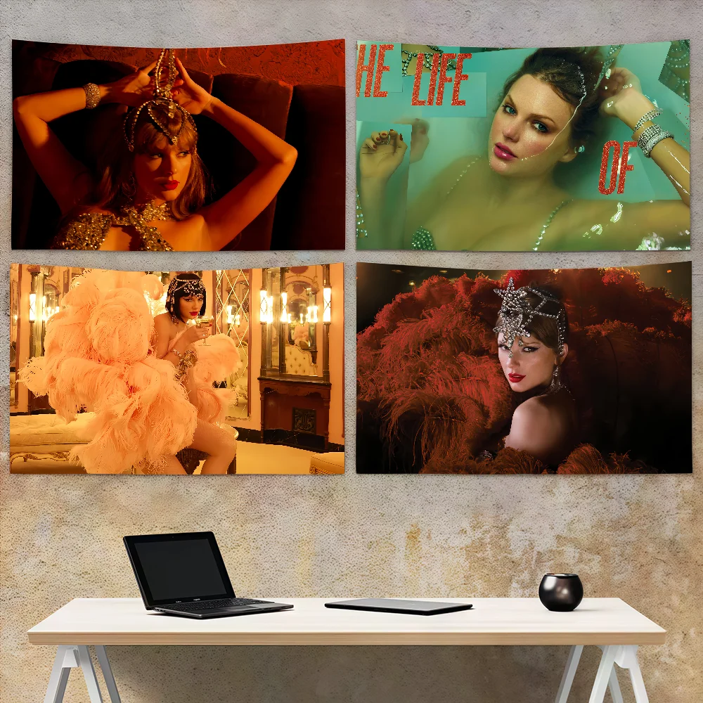 L-Life of a S-Showgirl flag Decoration Art Picnic Party T-TaYloR-R Home Hanging Camping Outdoor Party S-SwIf-T Banner