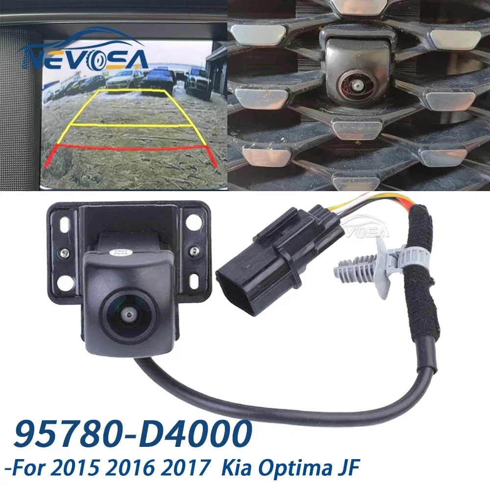 NEVOSA Front View Camera For Kia Optima 2015 2016 2017 JF GT-Line Reverse BackUp Assist Camera At Grille 95780-D4000 95780D400