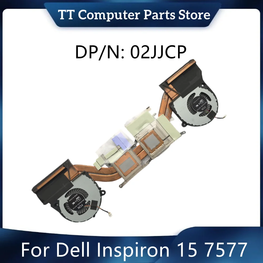 

TT New Original For Dell Inspiron 15 7577 Cooling Fan with Heatsink 2JJCP 02JJCP CN-02JJCP AT21K002FF0 Fast Ship