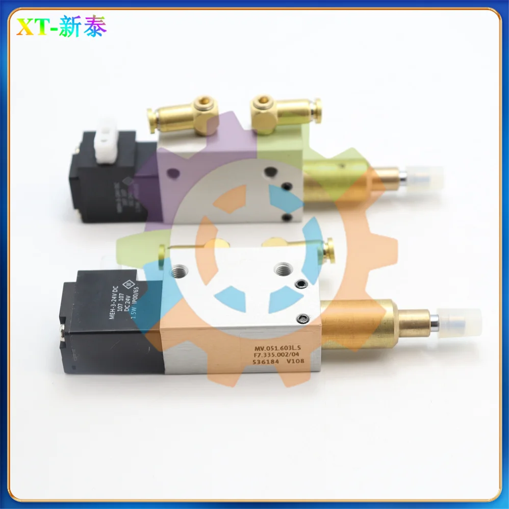 

Best Quality for Heidelberg Printing Press Accessories SM52CD102 Front Platen Cylinder Air Valve Solenoid Valve F7.335.002