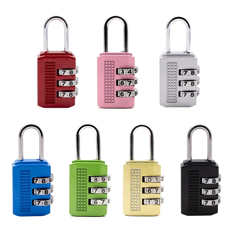 Digital Combination Lock Padlock Zipper Bag Backpack Handbag Padlock Suitcase Drawer Luggage Anti-theft Lock