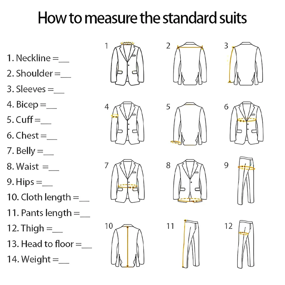 Men\'s black tailcoat 3-piece set (jacket+vest+pants) wedding banquet hosting performance conductor choir cocktail custom attire