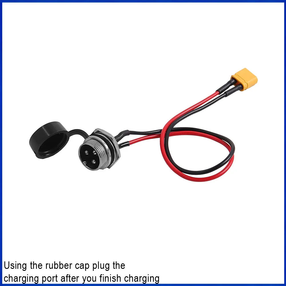 For INOKIM OX OXO Electric Scooter GX16 3Pin Aviation Connector Charging Power Socket Replacement Repair Spare Parts view 2