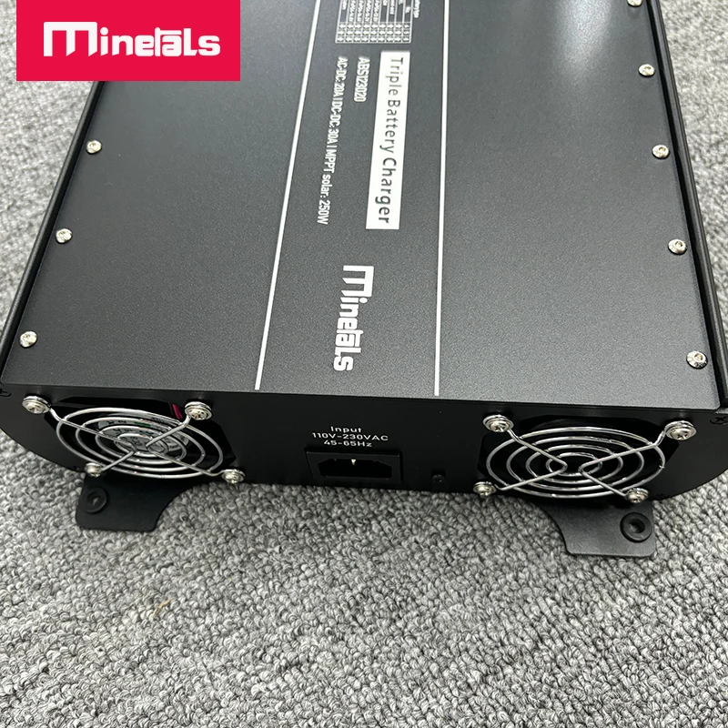 Carregador inteligente três em um de 12V AC, DC e MPPT para RV DC 30a AC 20A Carregador de bateria