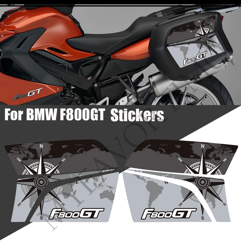 

Motorcycle Stickers Decals Protector Tank Pad Grips Trunk Luggage Panniers Side Cases For BMW F800GT F 800 F800 GT