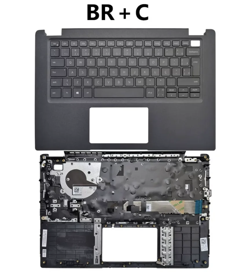 Laptop Palmrest Top Cover For Dell Latitude 3410 E3410 00MC2P US/RU Keyboard With Backlight