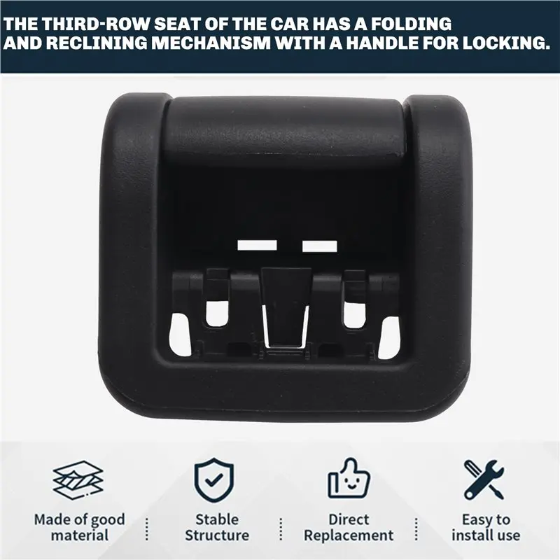 Car Rear Seat Lock Control Lever Caps 72057-0E110-C0 Folding Buckle Handle For Toyota Highlander 22-25 Third Row Seat A