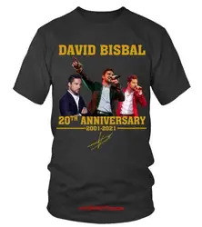 DAVID BISBAL 20TH ANNIVERSARYT SHIRT long or short sleeves