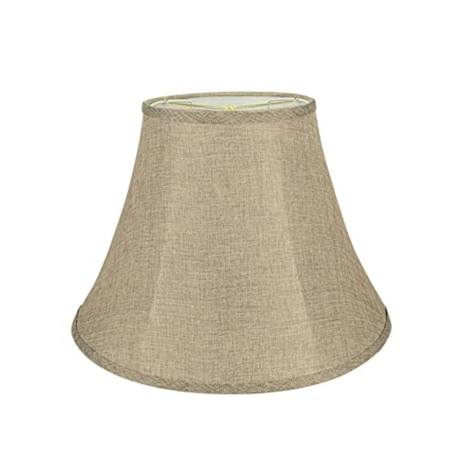 

38001 Transitional Bell Shaped Collapsible Spider Construction Lamp Shade in Wheat 9" Top x 18" Bottom x 13" Slant Height