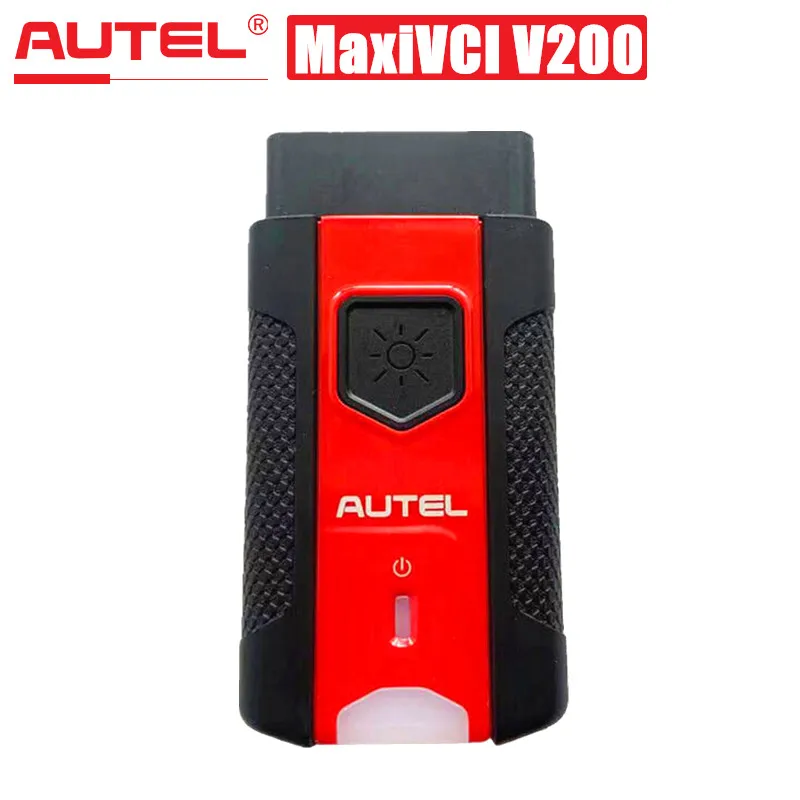 Autel MaxiVCI V200 Bluetooth VCI Compatible with Autel MS906Pro/ MS906Pro-TS/ KM100/ BT609/ BT608/ ITS600 Support DoIP and CanFD