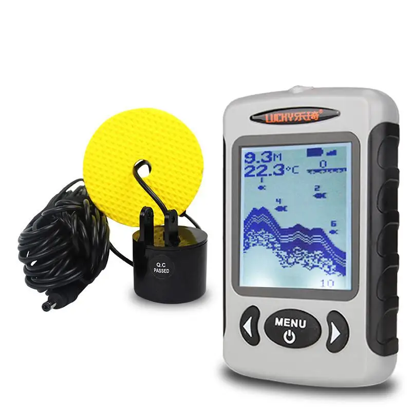 Localizador de Peixes Sonar Cable-Nautilo FF718, Equipamento de Pesca Inteligente com Alta Definição, Alcance de Profundidade de 0,6m a 183m