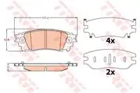 

Дисковая тормозная колодка для GDB4459 для LEXUS NX 2014