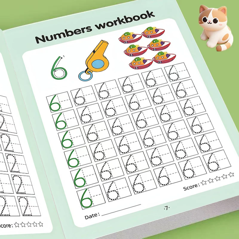 0-100 Number Tracing Workbook for Kids,Preschool Math Book to Develop Number Recognition, Pencil Control and Fine Motor Skills