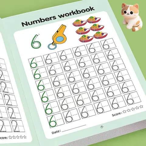 0-100 Number Tracing Workbook for Kids,Preschool Math Book to Develop Number Recognition, Pencil Control and Fine Motor Skills