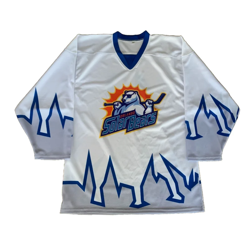 Custom Ice Hockey Jersey Unisex Long Sleeve Stripe Ice Hockey Sportswear