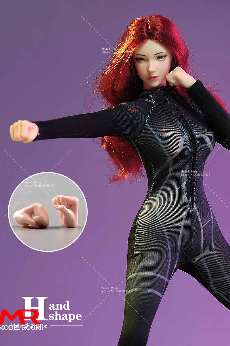 1/6 Schaal Vrouwelijke 5 paar Handvorm 2 paar Voeten Model Lichaamsaccessoires Fit 12 ''AB001 TBL JIAOU Soldaat Action Figure Lichaamspop