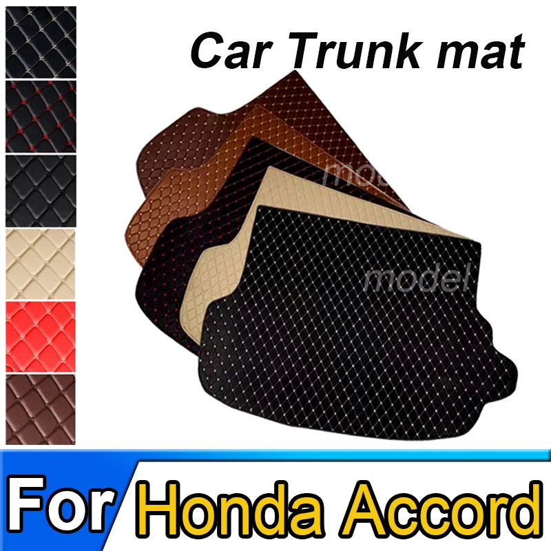 Car trunk mat for Honda Accord Eighth generation 2008 2009 2010 2011 2012 2013 cargo liner carpet interior accessories cover