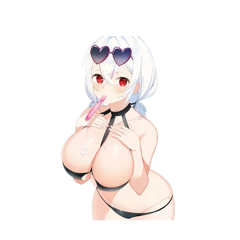 Taihou Azur Lane pegatinas de colores para coche, accesorios de dibujos animados para automóvil, Anime Sexy, caliente