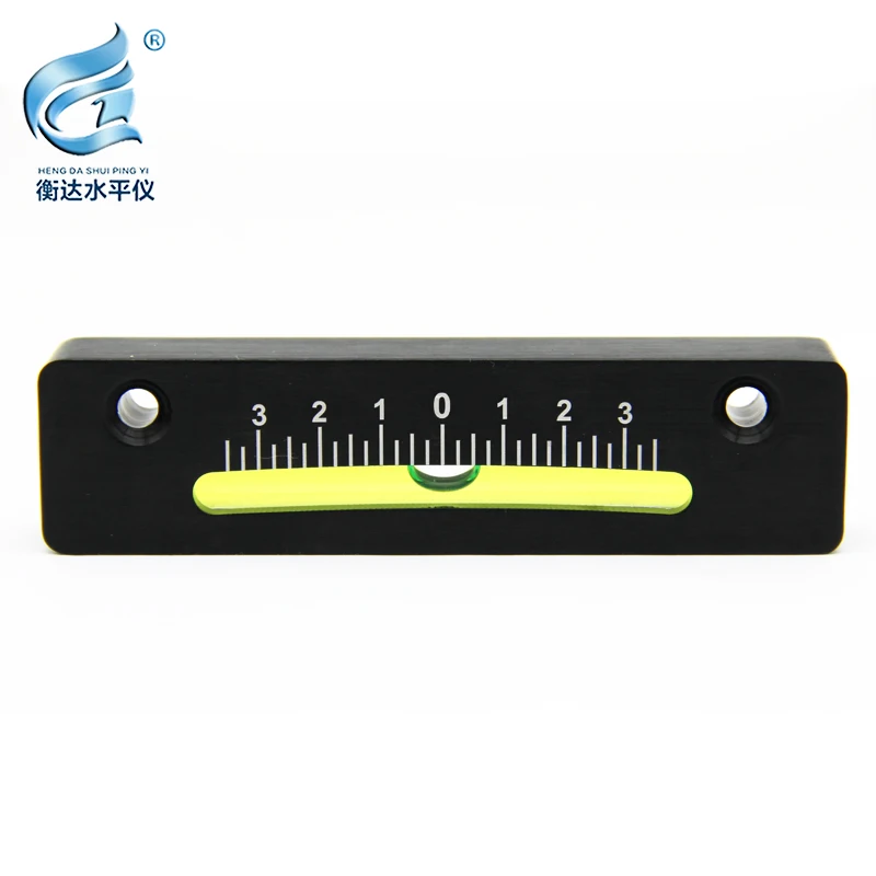 Box type external arc level 10025 high-precision metal bar level aluminum alloy long bar level bubble bead