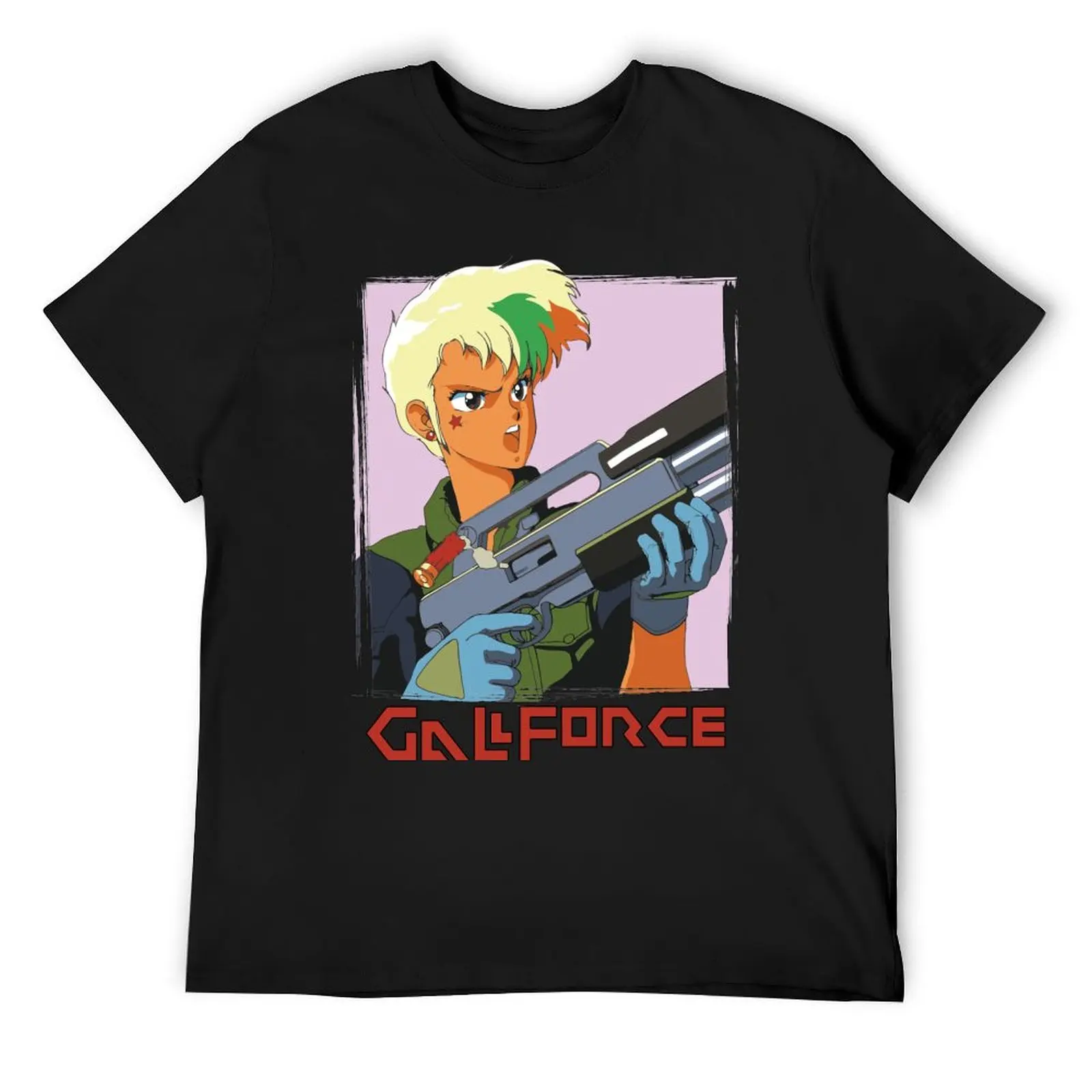 

Gall Force - Lufy's Gun v1 T-Shirt graphics vintage T-shirt men