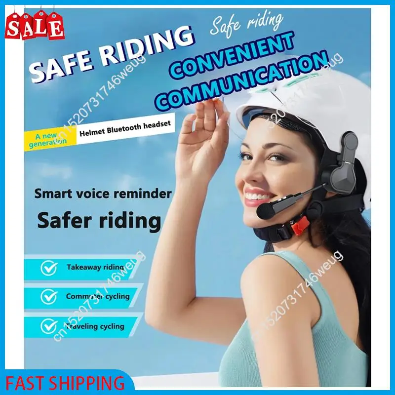 

Flash Deal-Bluetooth Helmet Headset Double Ear Magnetic Bt5.3 Waterproof Motorcycle Headphones Music Player