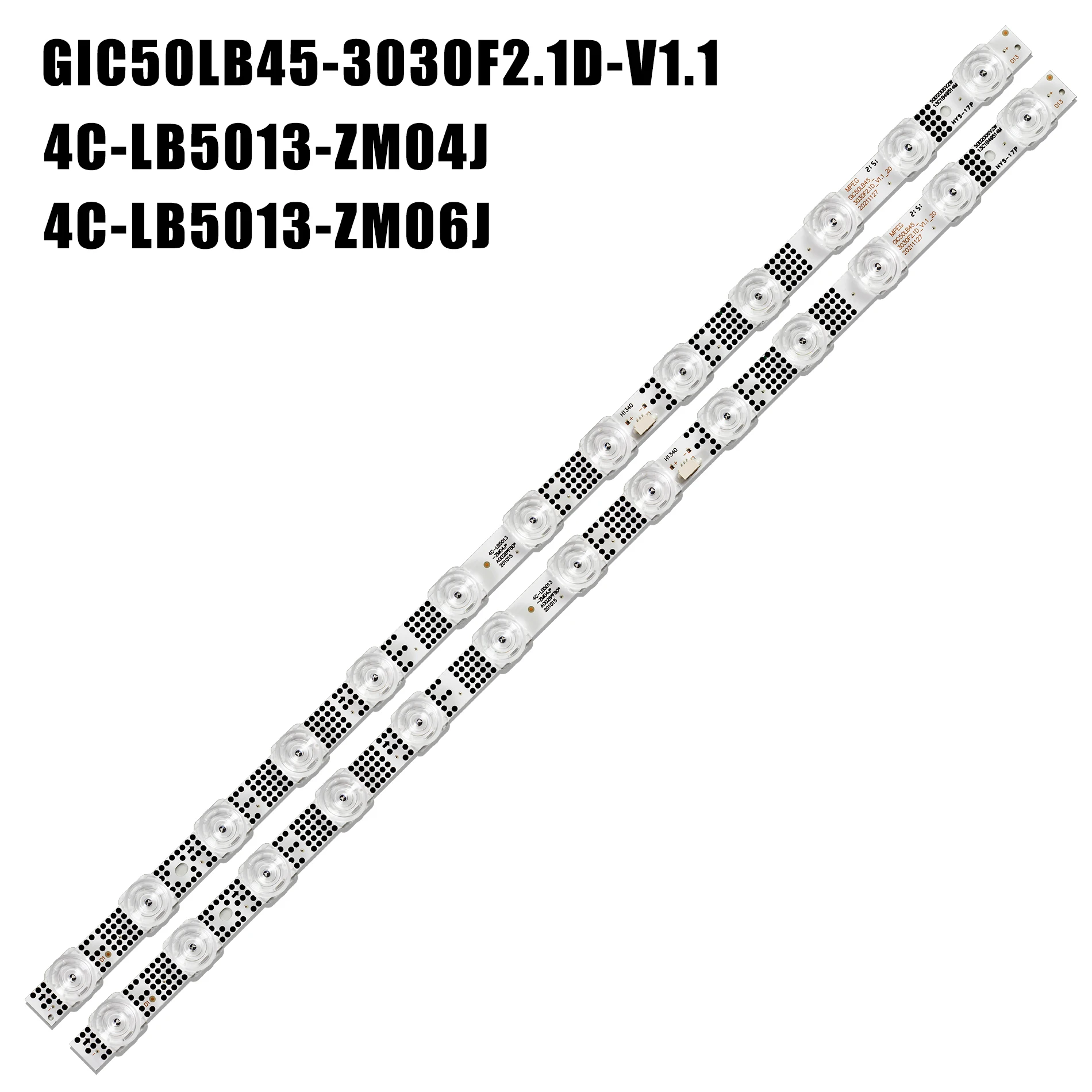 

LED backlight strip 13LED for TCL 50P615 50G61 50S525 50S435 50S434 50S43 GIC50LB45_3030F2.1D V1.1 4C-LB5013-ZM06J LVU500NDEL