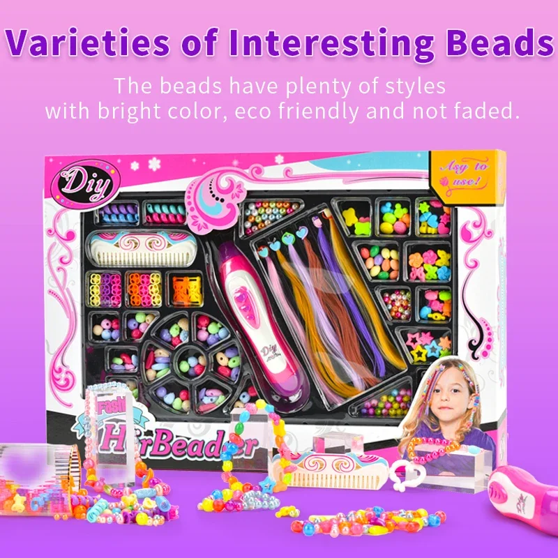 

Braiding DIY Hairstyle Tool Electric Automatic Hair Braider Twist Braider Machine Weave Roller Hairstyle Machine Set Child Gift
