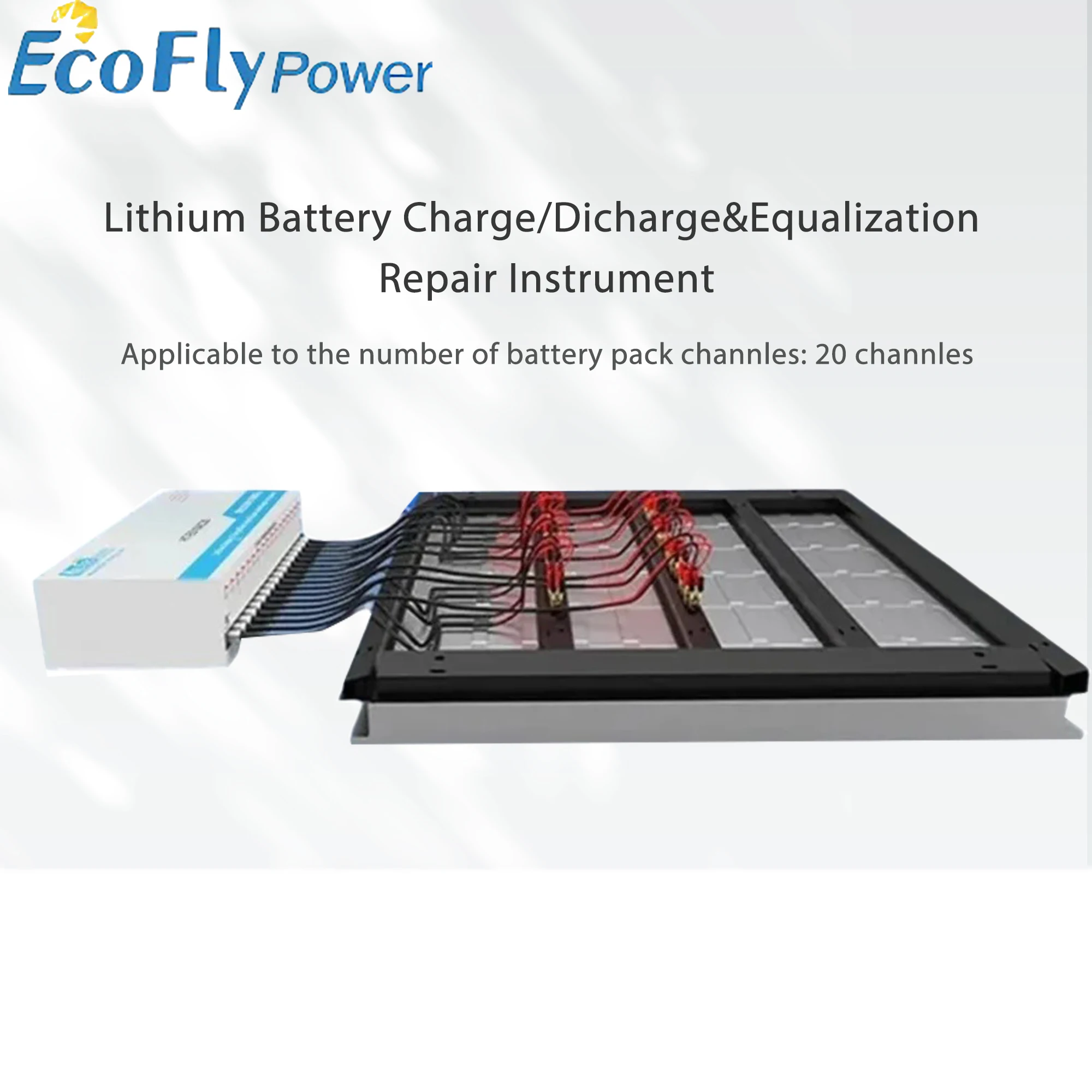 

20 channel 10A High Accuracy Battery capacity tester with Voltage Equalizer 18650/21700 Lipo/Lifepo4 Battery car Repair