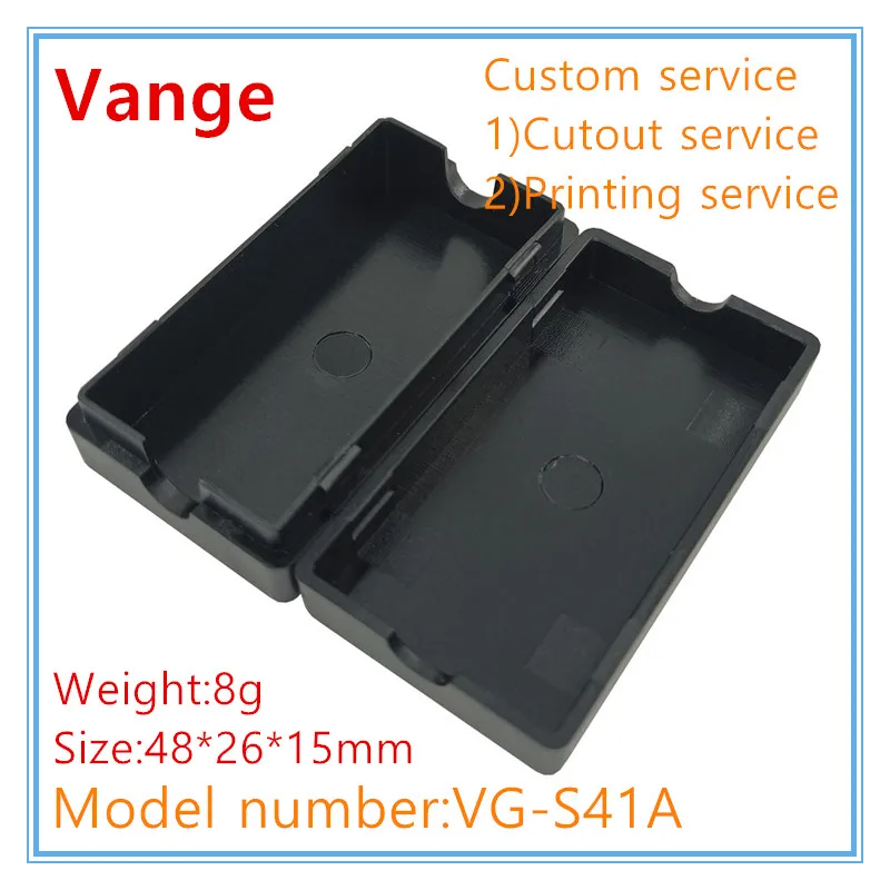 Vange electronics module junction box 48*26*15mm ABS plastic enclosure chassis