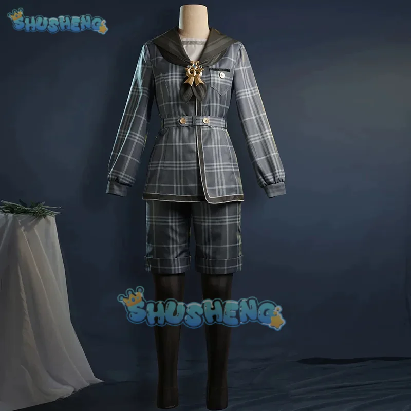 Shusheng Identity V Aesop Carl Embalmer Cosplay Costume Uniform Halloween Carnival Party Christmas Play Role Clothes Clothing