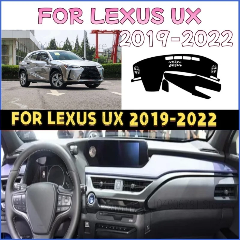 

FOR LEXUS UX 2019-2022 Car Dash Mat Dashmat Dashboard Mat Cover Sun Shade Dash Board Cover Carpet Accessories