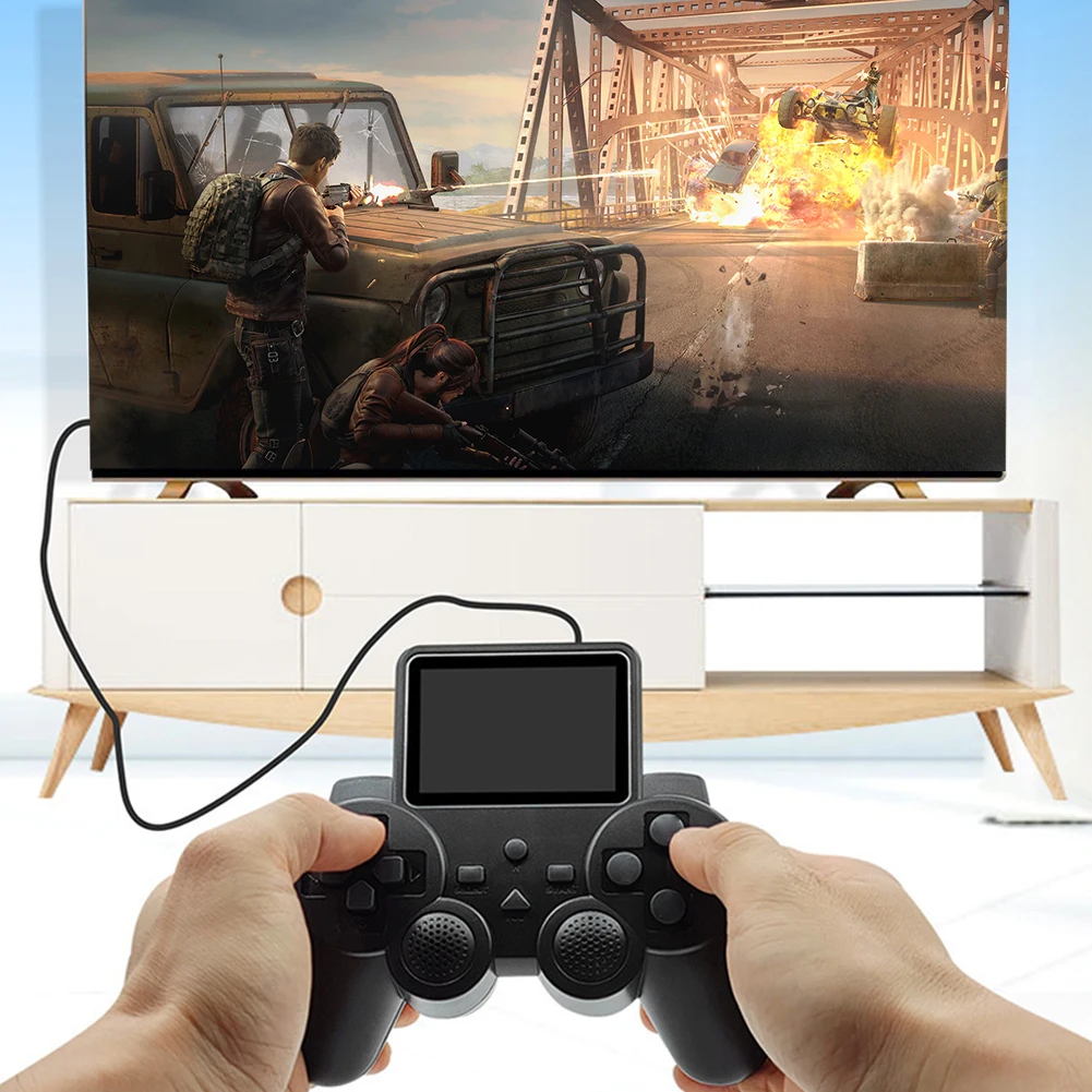 

Портативная игровая консоль со встроенными 520 играми, ретро-игровая приставка с перезаряжаемой батареей, подарки для мальчиков и девочек