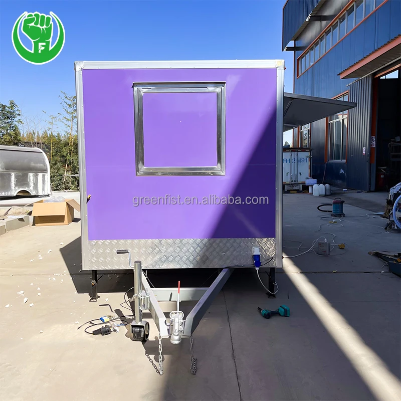 Mobile Best Selling Trailer Type Vin Number Mobile Concession Vending Van Catering Trailer Retro Electric Food Trailers