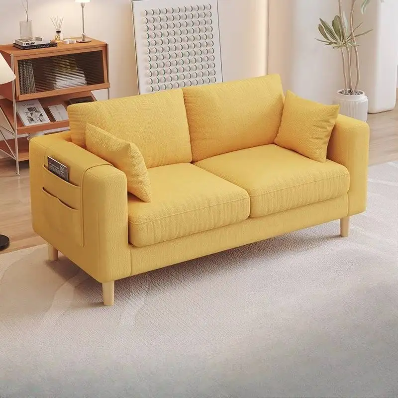 White Wood Living Room Sofas Original Modern Modular Sponge Living Room Sofas Puffs Bedroom Muebles Para Hogar Furniture