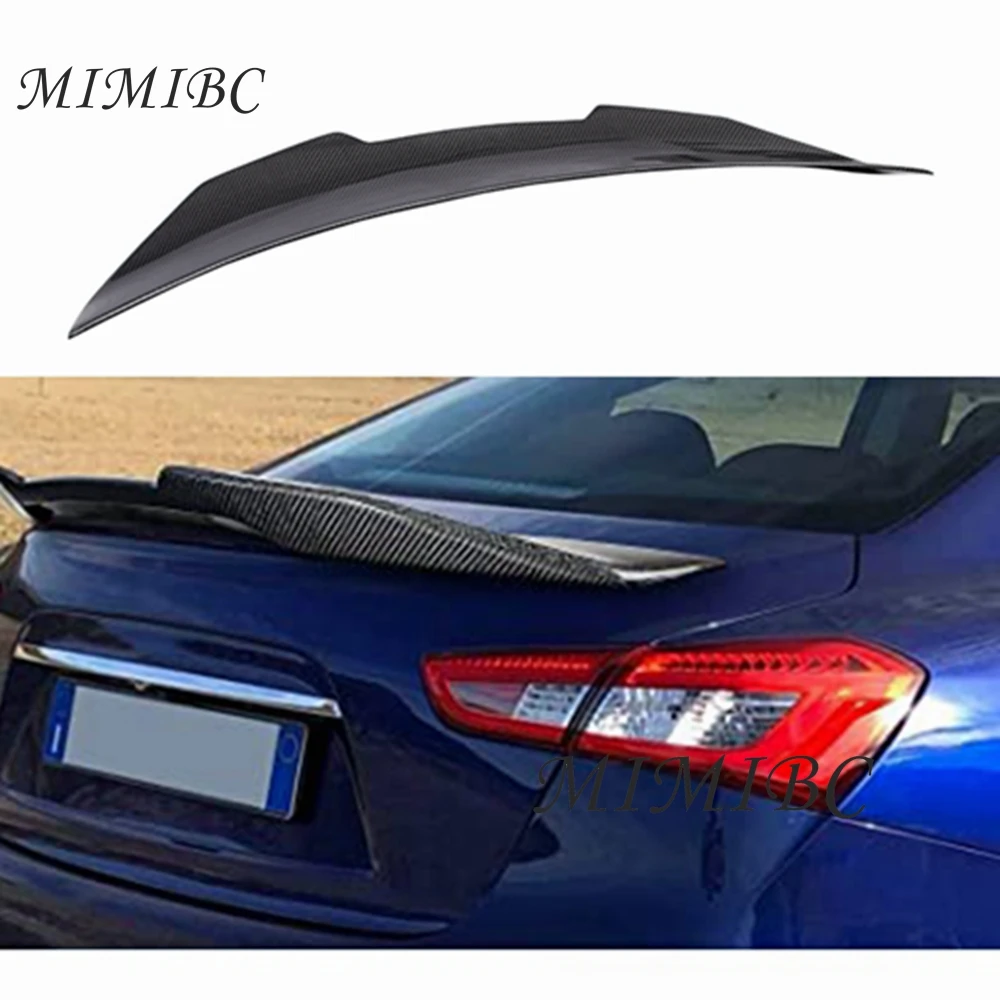 

FOR Maserati Ghibli PSM Style Carbon fiber Rear Spoiler Trunk wing 2013-2023 FRP Forged carbon