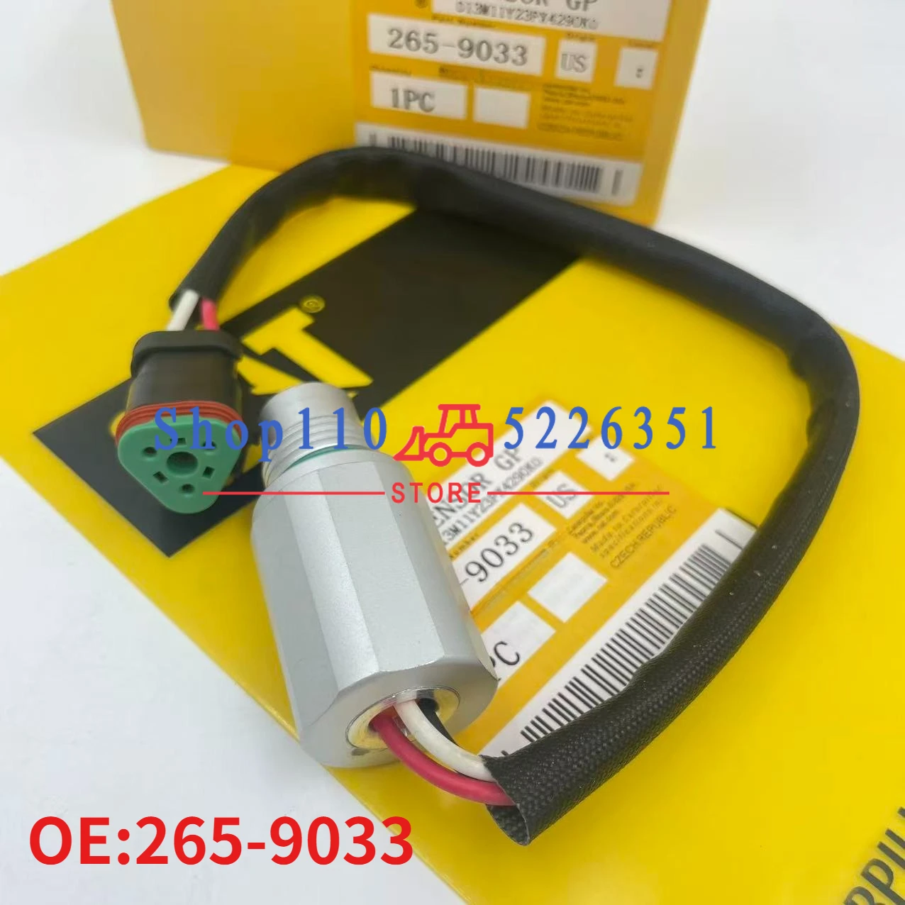 

265-9033 2659033 for 988B 990 Loader Parts Electrical Components Speed Sensor