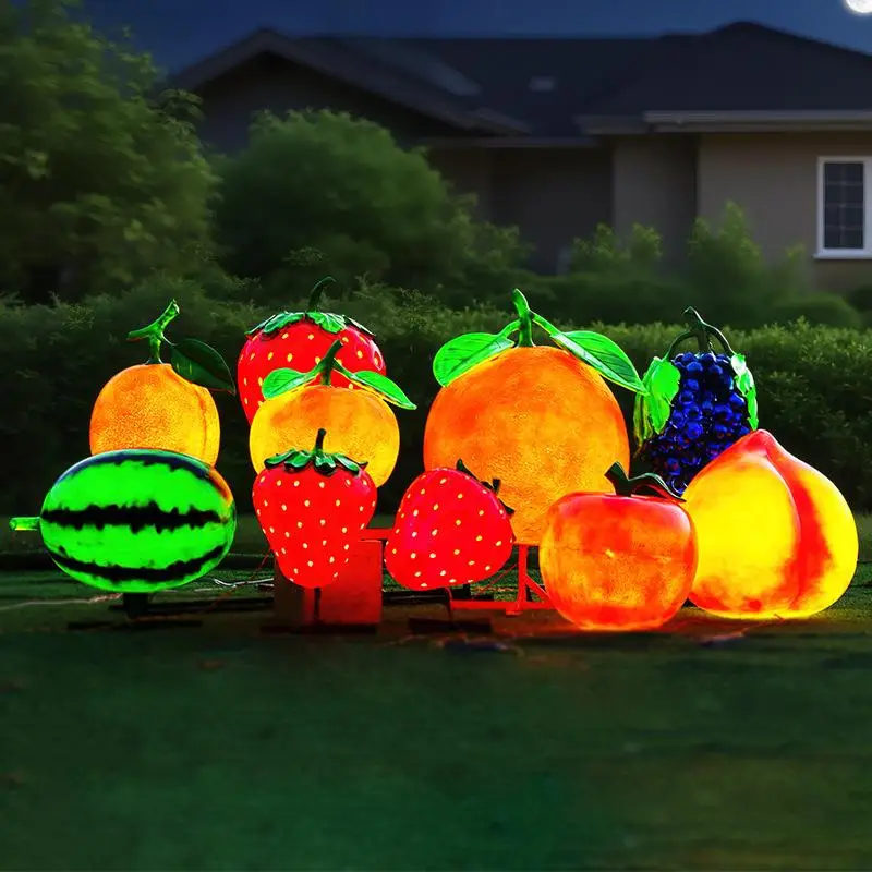 

Fruit and vegetable fiberglass sculpture outdoor garden landscape decoration