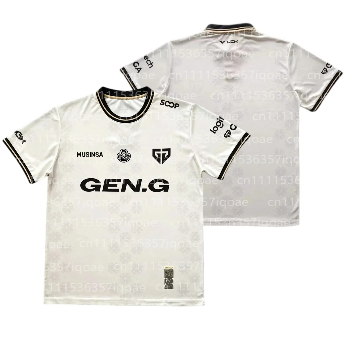 2026 LCK Gen.G Summer League Team Shirt - E-sports World Fan Team Uniform - 3D Round-neck Short Sleeve Customizable T Shirt