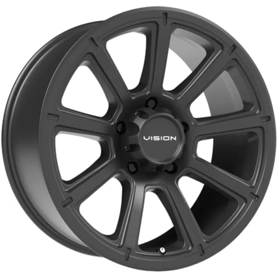 

16-дюймовый колесный диск 5x114.3 353 Turbine 16X8 +0 черный для внедорожников с высокой прочностью и элегантной матовой отделкой