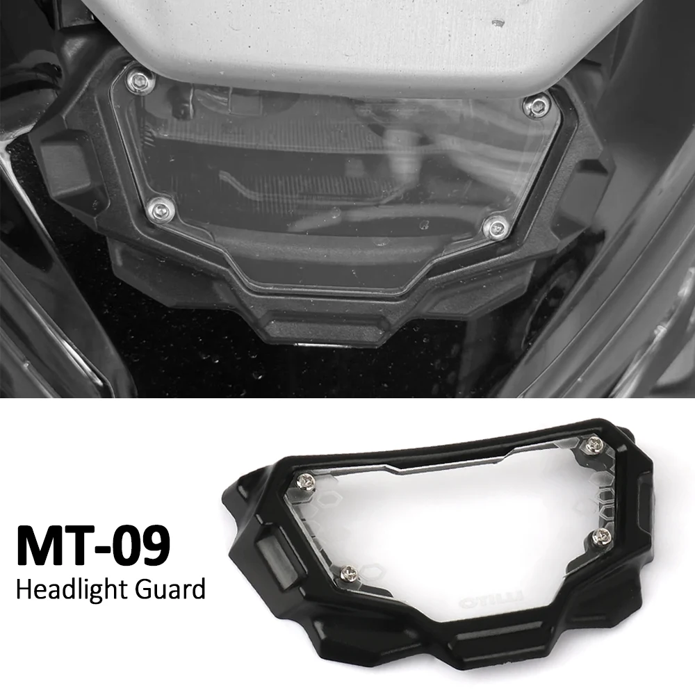 

Fits For YAMAHA MT09 MT-09 V4 2024 2025 2026 MT 09 SP Motorcycle Acrylic Headlight Protector Cover Protection Guard Front Lamp