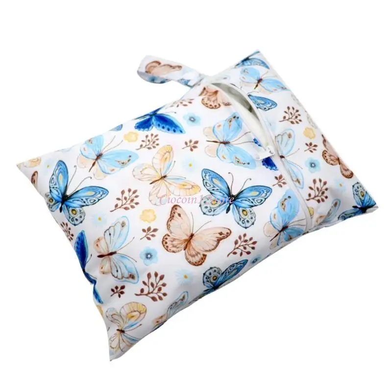 Y1UB Comodo pacchetto per il trasporto del passeggino con cerniera per pannolini asciutti e bagnati per genitori in viaggio