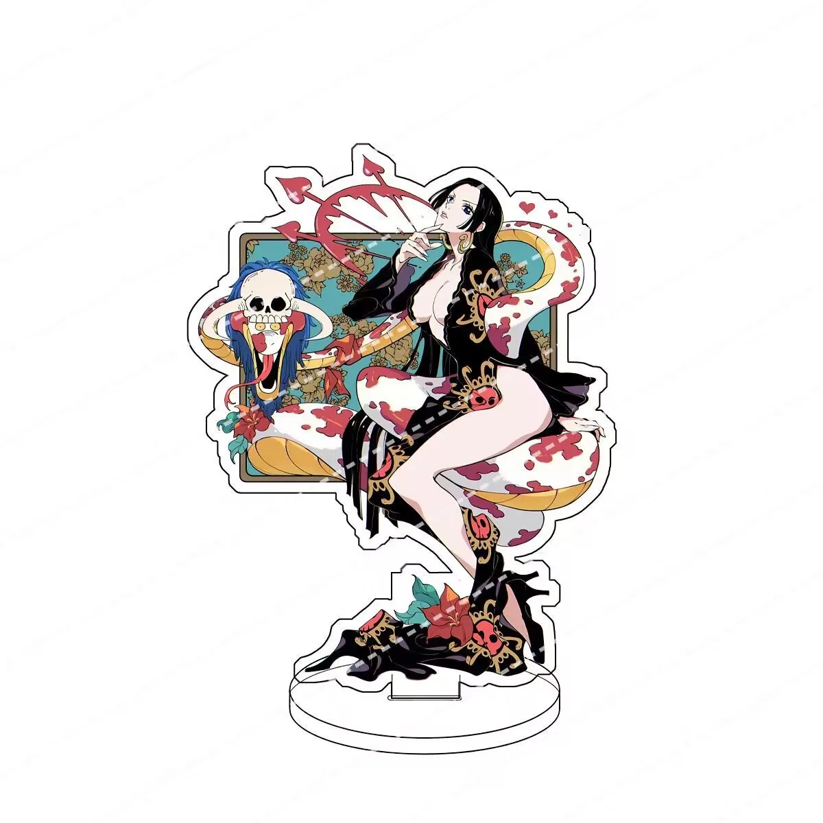 One Piece Acrylic Standee Nami Anime Desktop Stand Zoro Character Display Tabletop Decor Keychain Pirate Adventure Display
