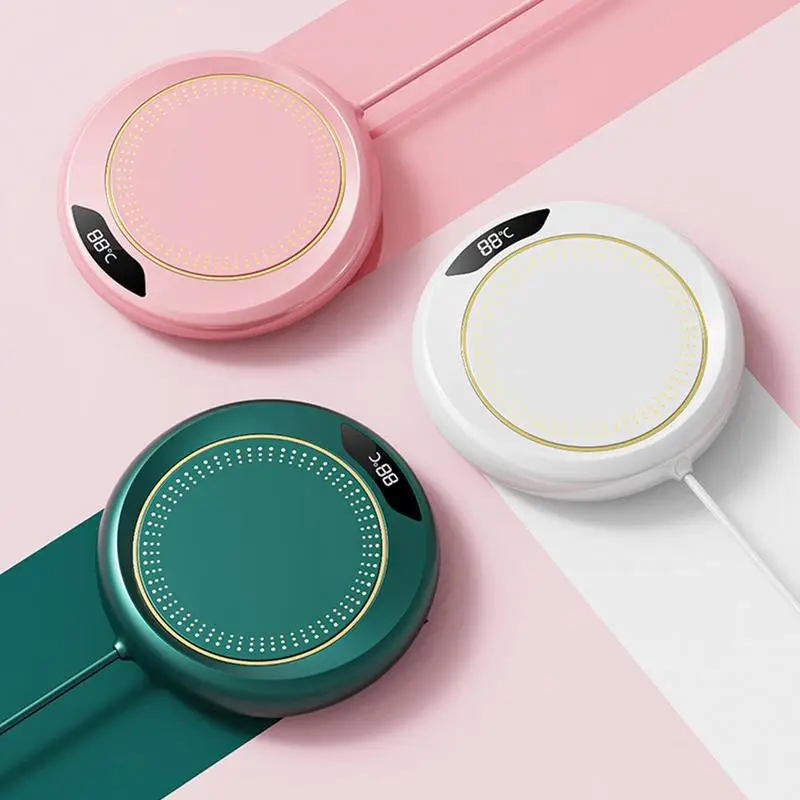 스마트 커피 컵 워머, 전기 3 단 온도 머그 워머, 컵 히터, 스마트 전기 음료 워머, 가열 코스터