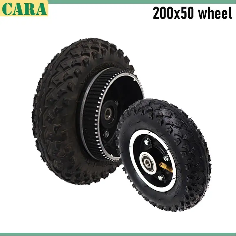 

Easy to install 8 inch inner and outer tires 200x50 front tires, alloy rims 200 * 50 inflated, for electric scooter parts